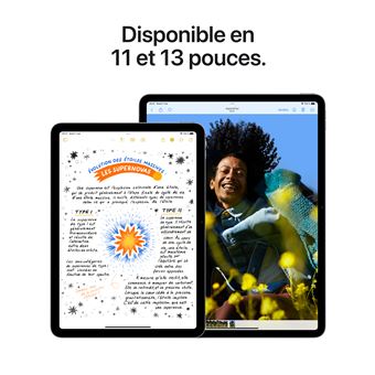 Apple iPad Air 11" Puce Apple M2 256 Go Gris sidéral Wifi 6 ème génération 2024